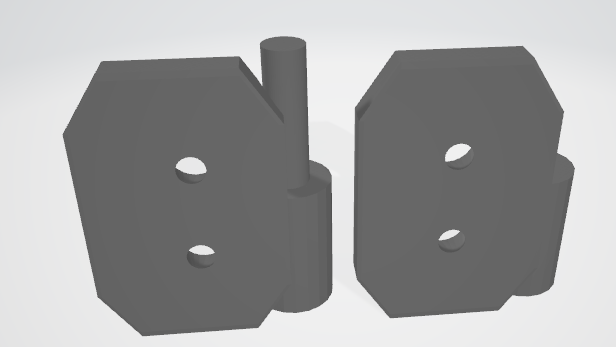 Miniatura 3 do modelo 3D small hinge V2
