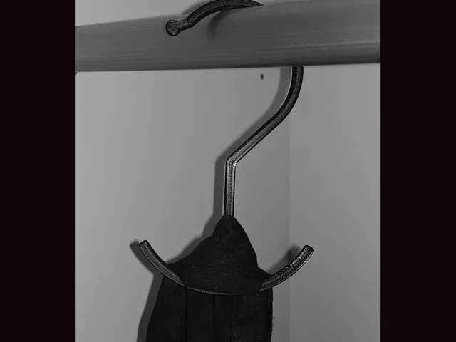 Small hook for clothes rail