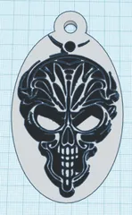 Skull keychain