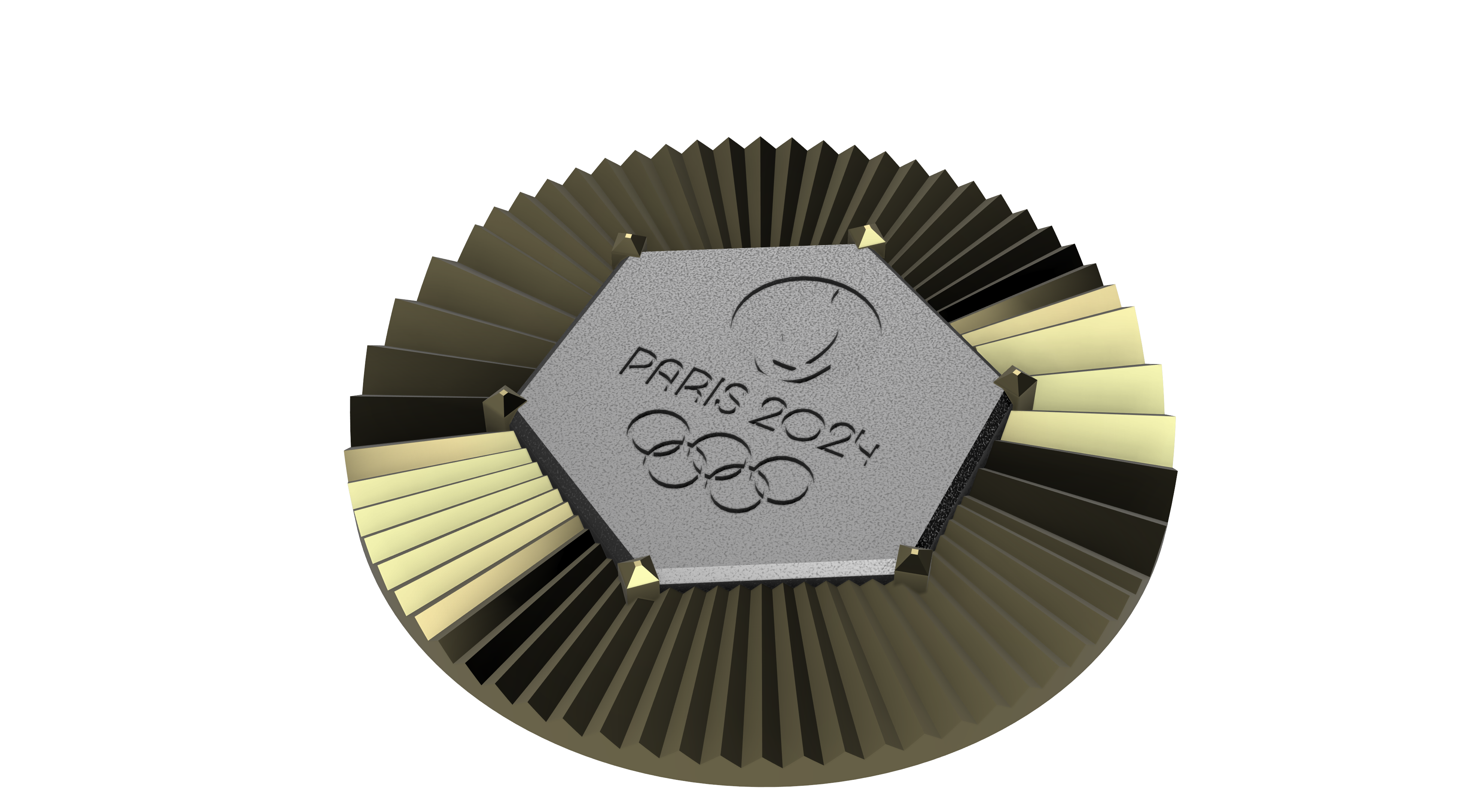 Gold Medal at the Paris 2024 Olympic Games - Médaille d'Or des jeux ...