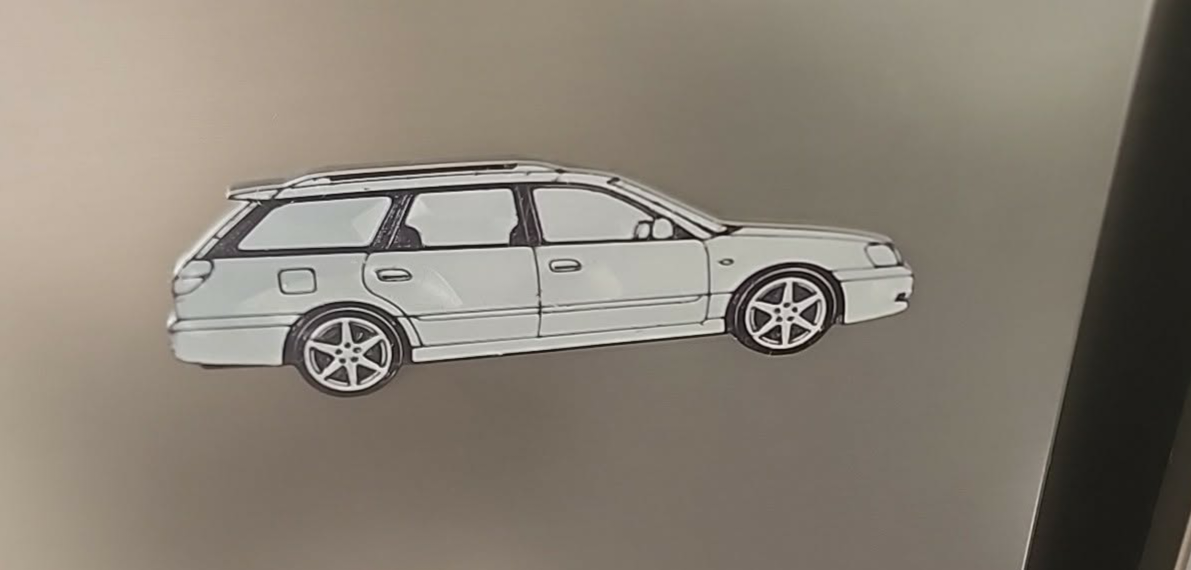 Subaru Legacy Magnet