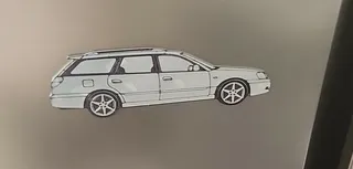 Subaru Legacy Magnet