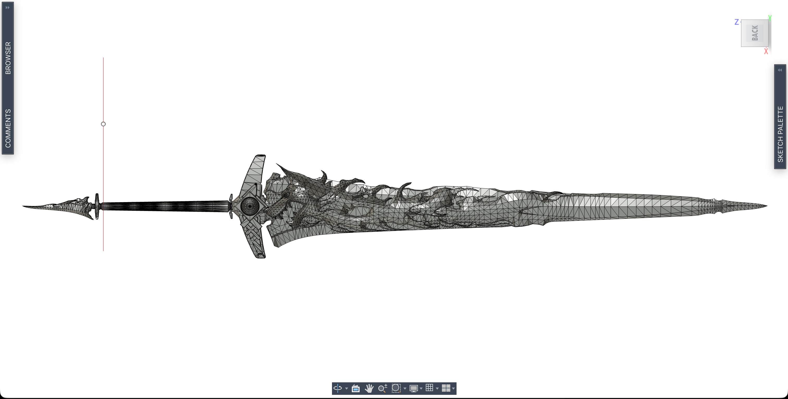 Wildfire Mark - Wuthering waves Lupa signature weapon cosplay prop