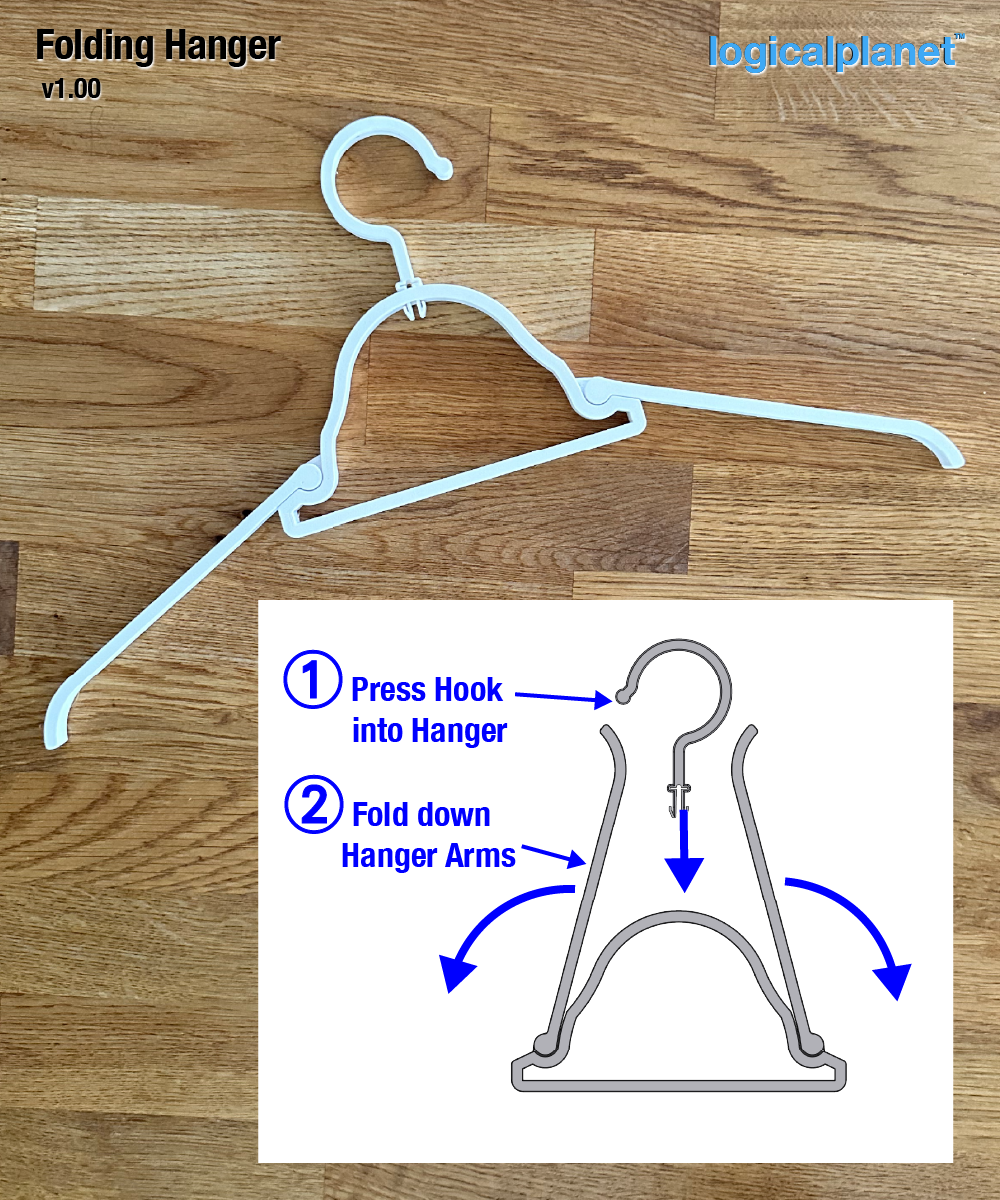 Foldable hanger by Eugenio Santarelli | Download free STL model ...