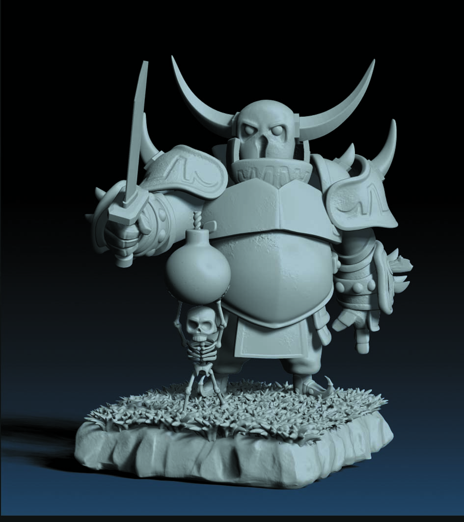 PEKKA - Clash Royale by Mãos mágicas Da arte | Download free STL model ...