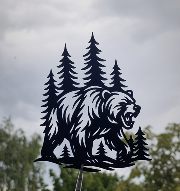 Roaring bear