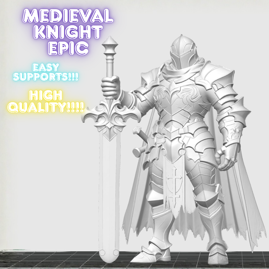 Knight Medieval epic statue