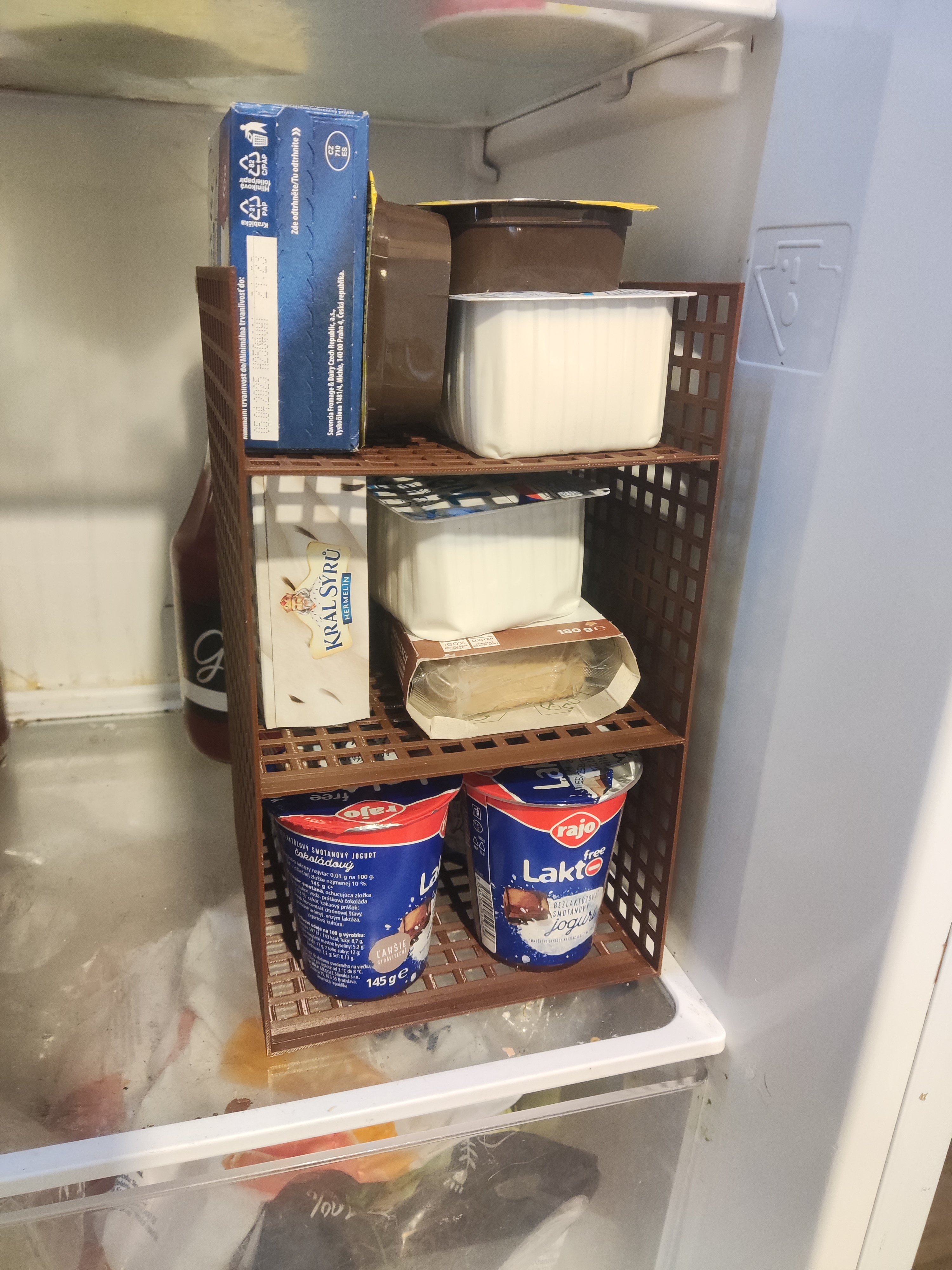 3-Tier Fridge Organizer Shelf