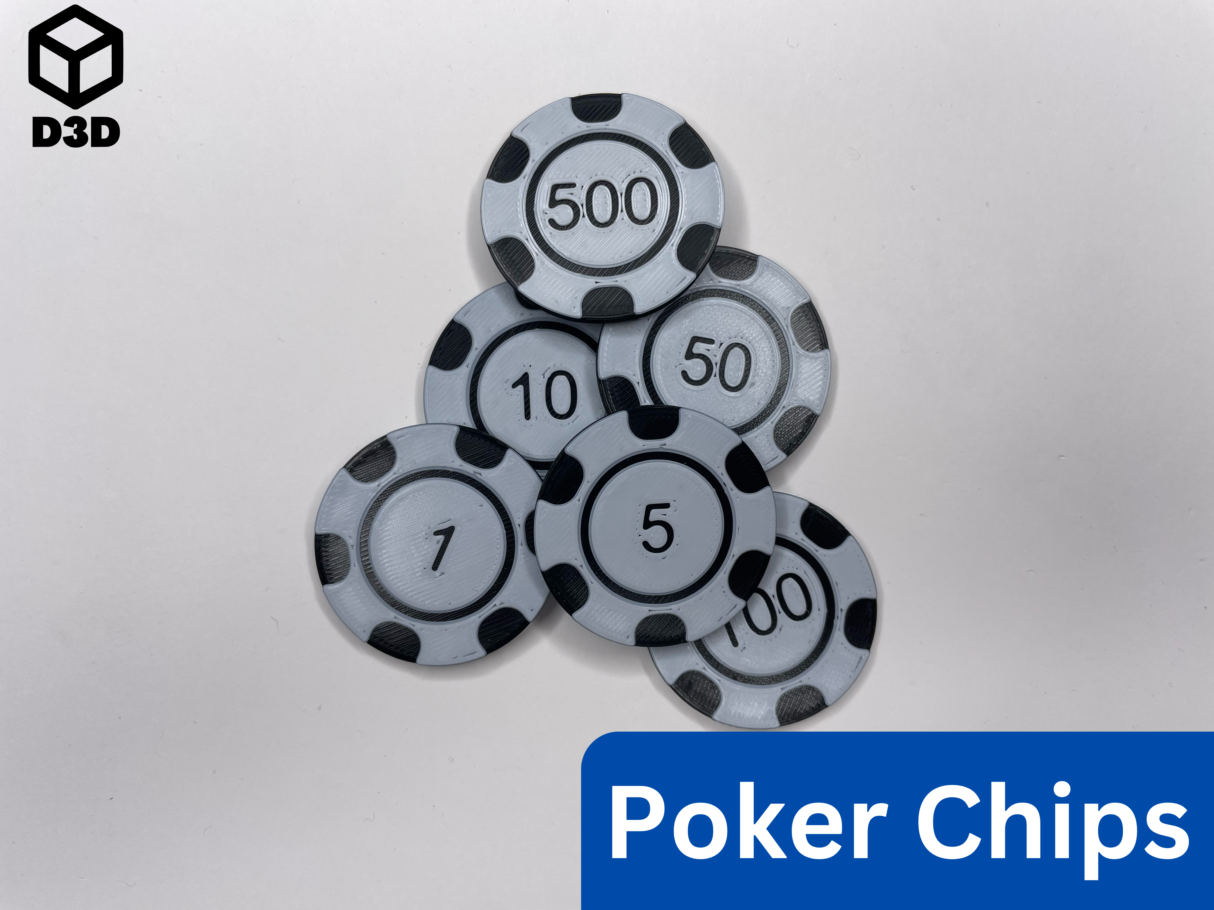 Poker Chips (Numbered)