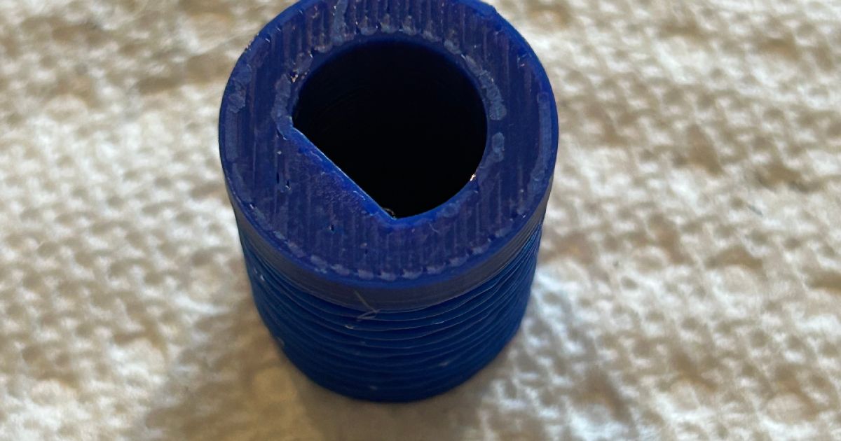 Larger Tolerance Logitech Driving Force Shift Knob Adapter por