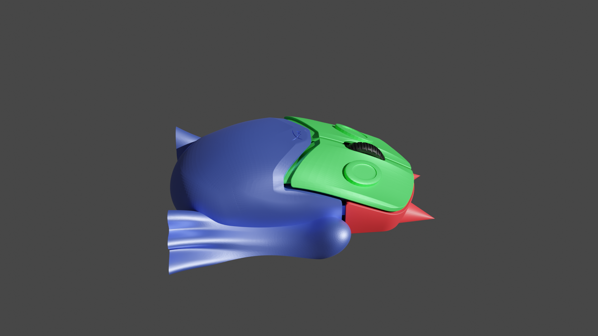 Miniatura 7 do modelo 3D HyperX Pulsefire Saga - Shells GHOST Mask