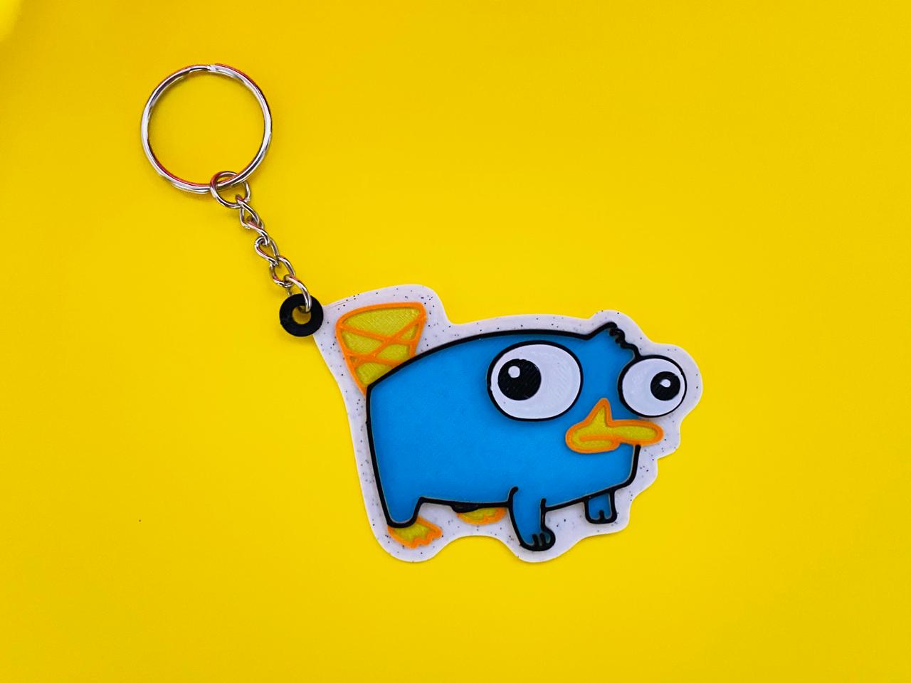 Llavero de perry el ornitorringo