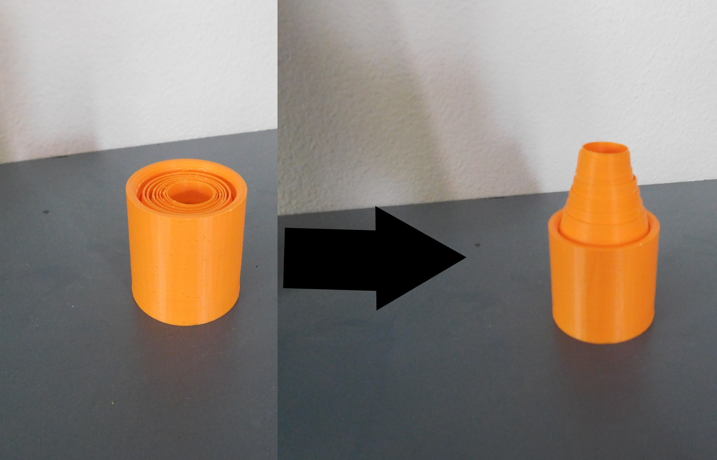 Collapsible USB vacuum cleaner
