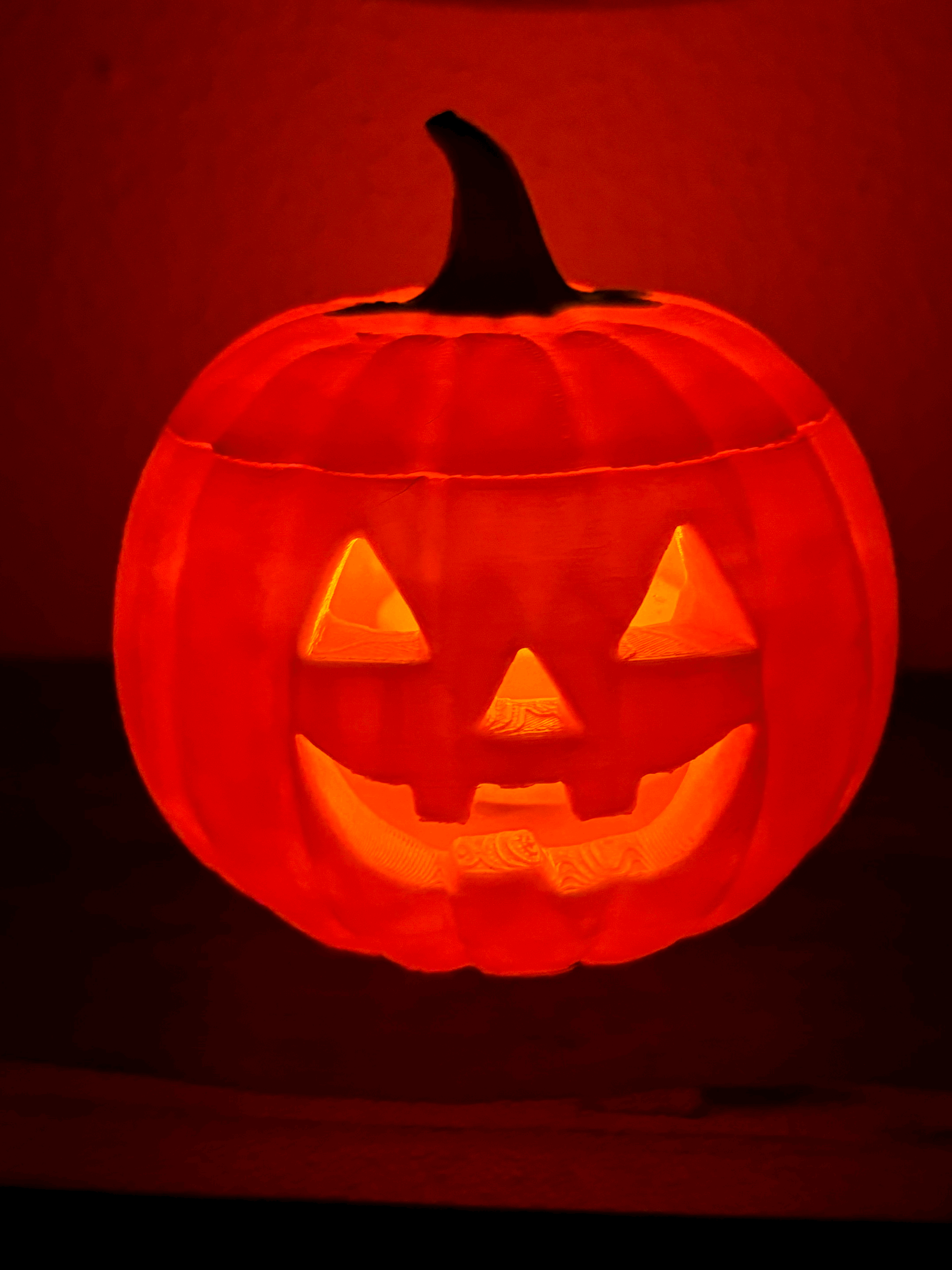 Pumpkin_Lamp - Halloween- Kürbislampe für elektr. Teelichter