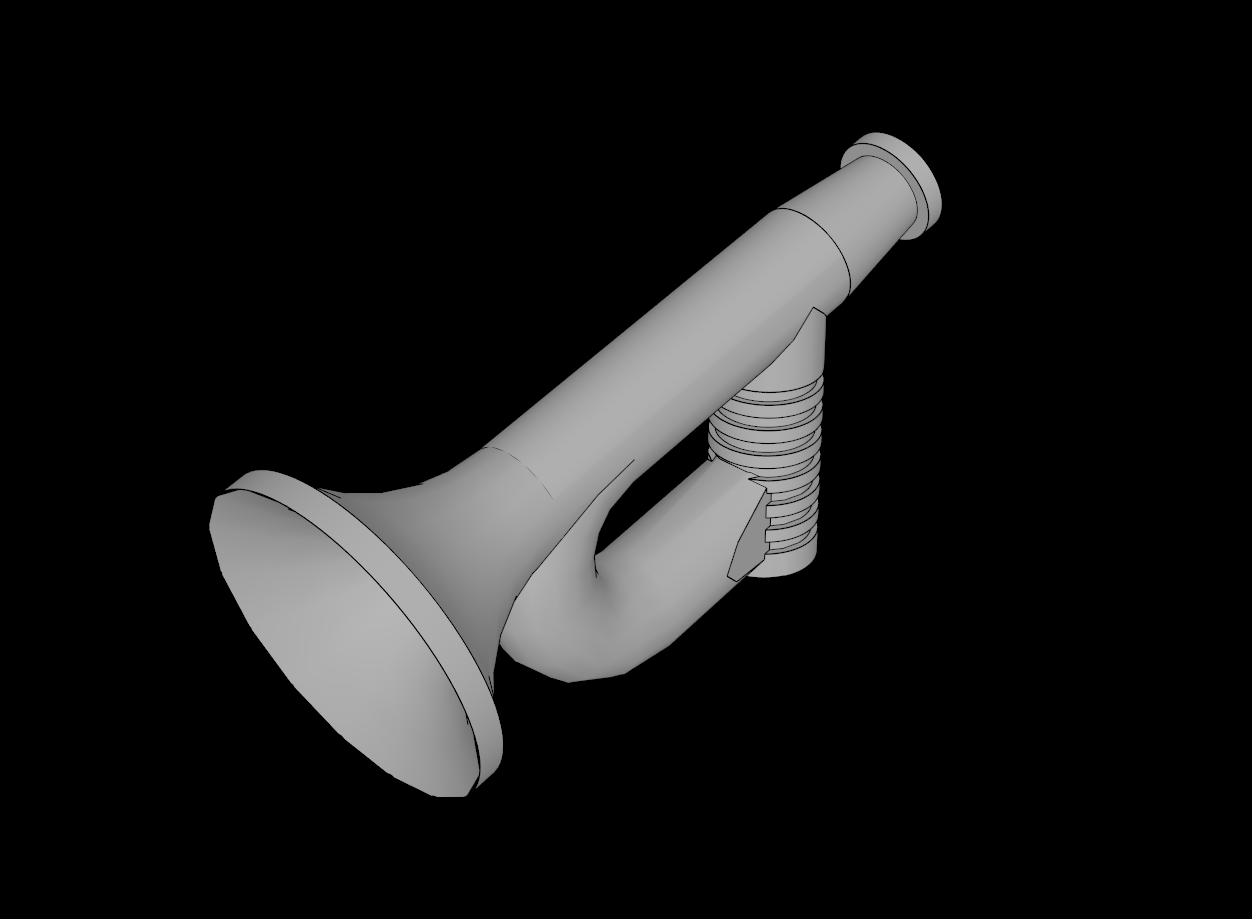 Lego Compatible (71342.dat) Minifig Bugle