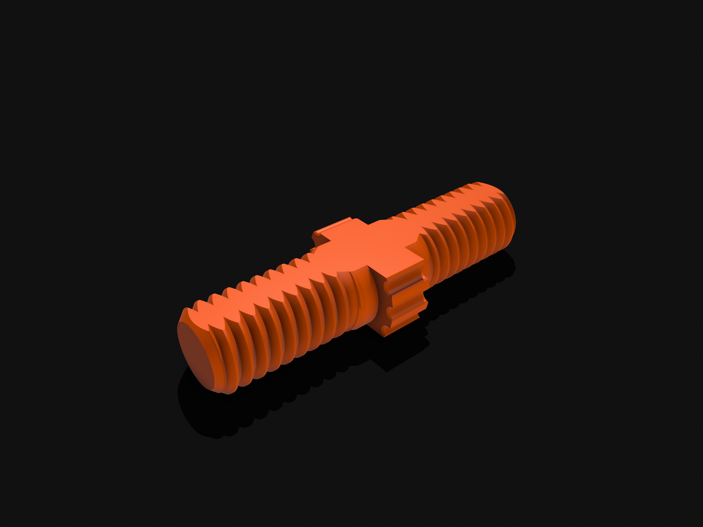 Merged screw for hat stretcher (LARGE)