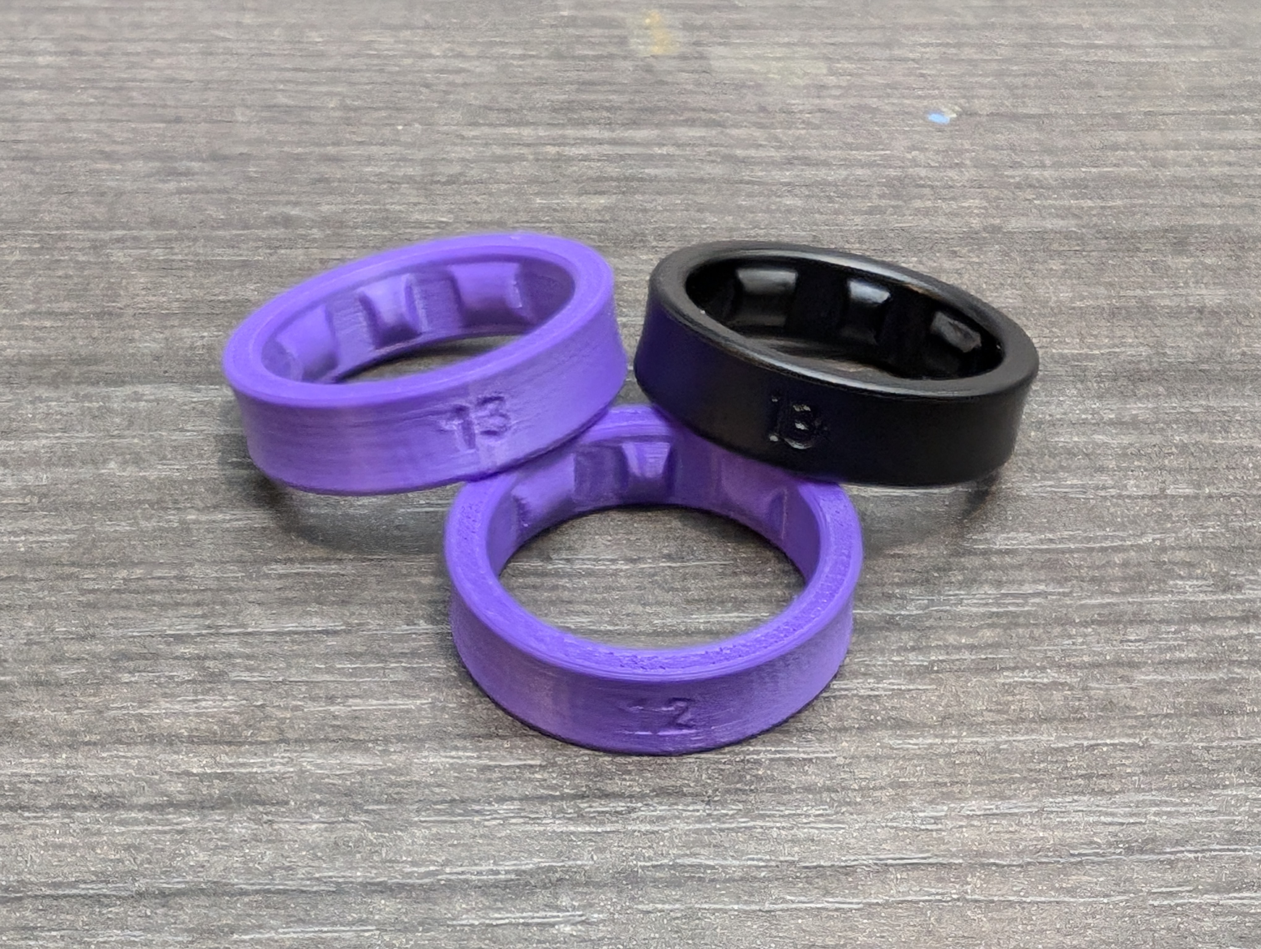 Unofficial Samsung Galaxy Ring Sizing Kit, North American sizing standard