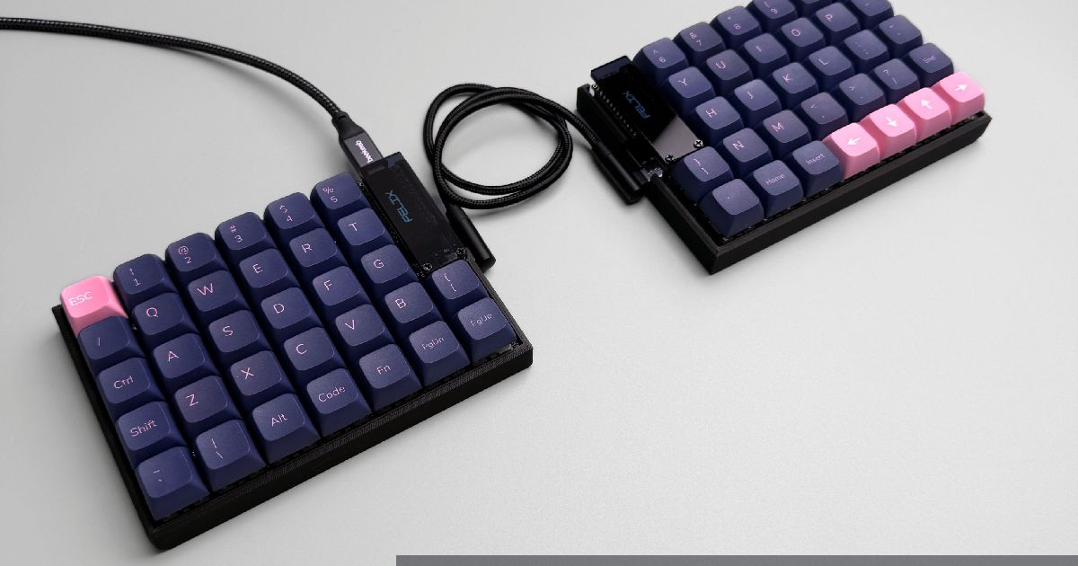 FelixKeeb MX Case (Wireless / Wired Split Keyboard) by beekeeb ...