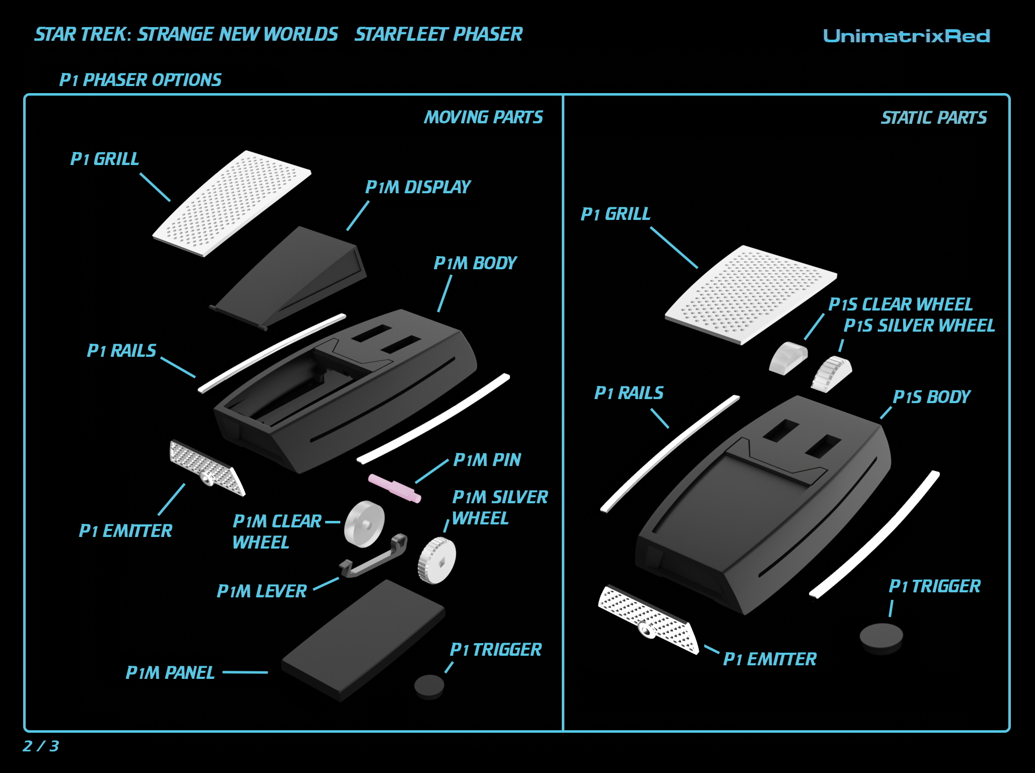 Miniatura 3 do modelo 3D Star Trek: SNW Phaser