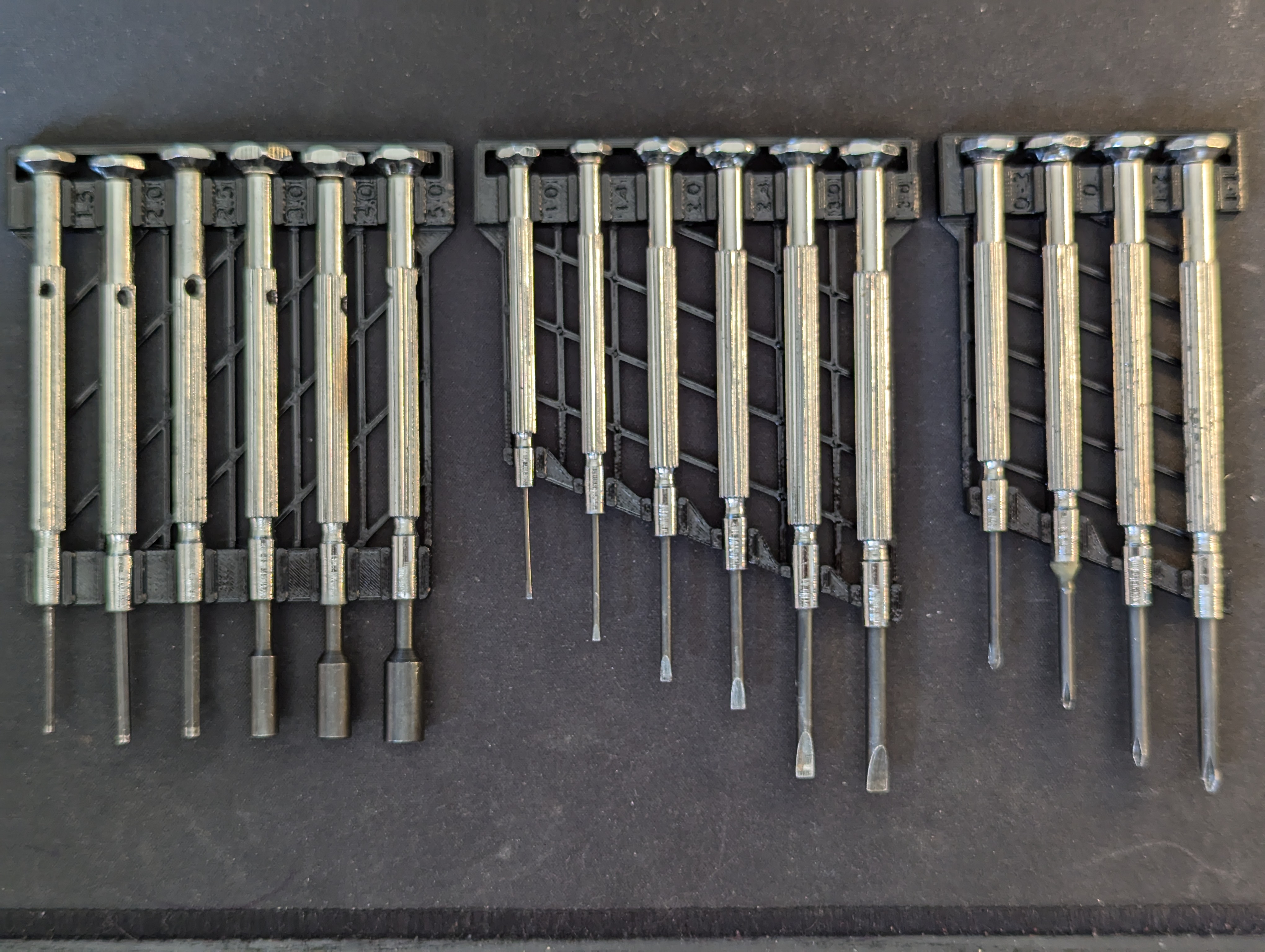 Precision scewdrivers holders