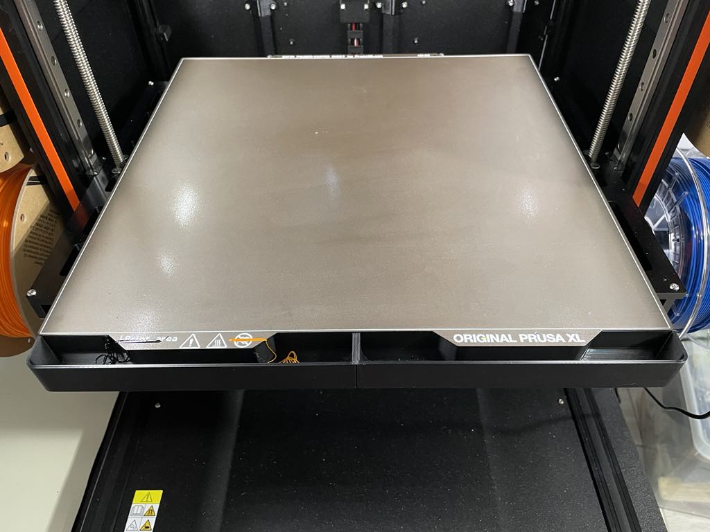 Prusa XL Build Plate Purge Bucket