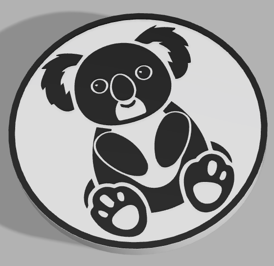 Koala Coaster - 80mm