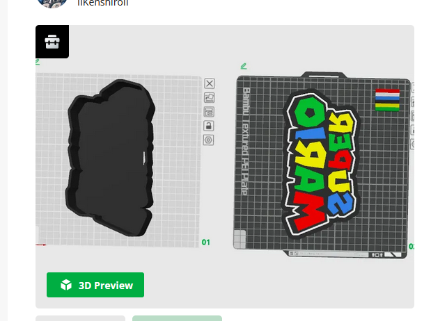 Miniatura 2 do modelo 3D Super Mario LightBox