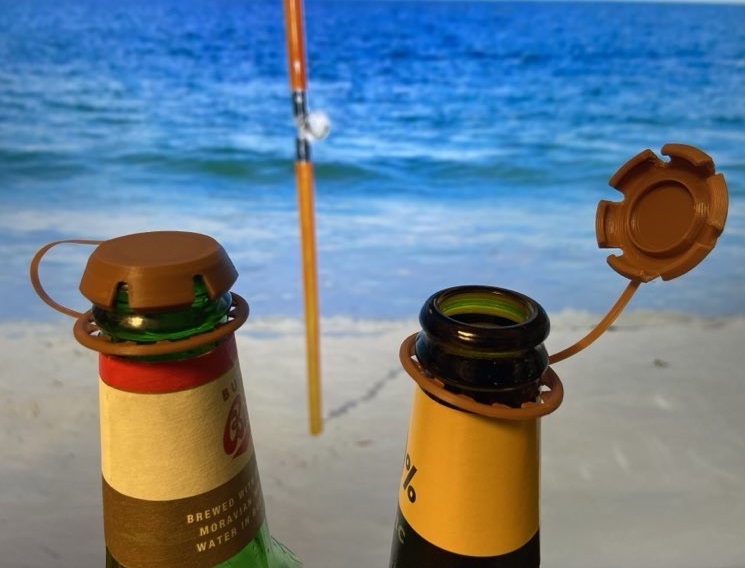 Bottlecap Cover - Bottlecap Stopper 3D model thumbnail