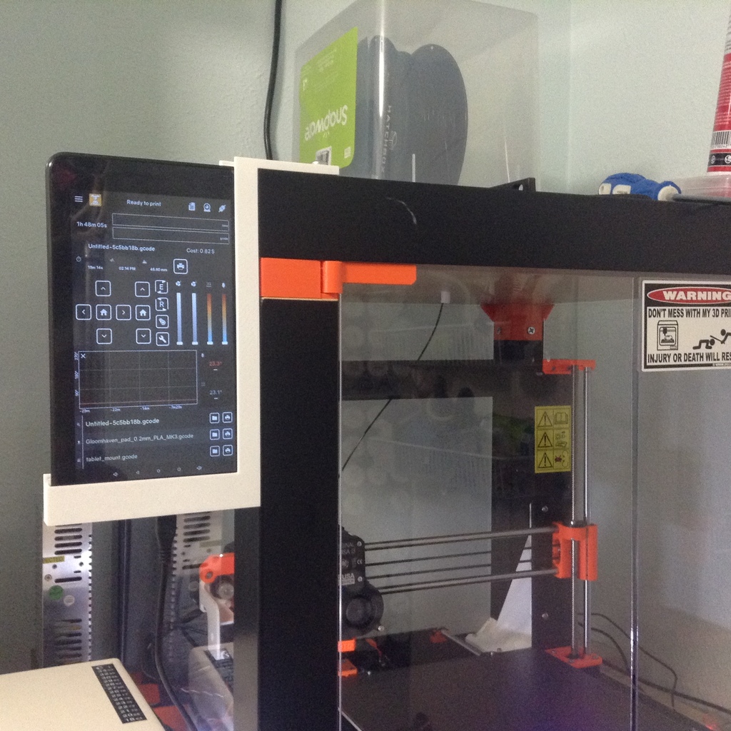 Ikea LACK tablet mounting bracket