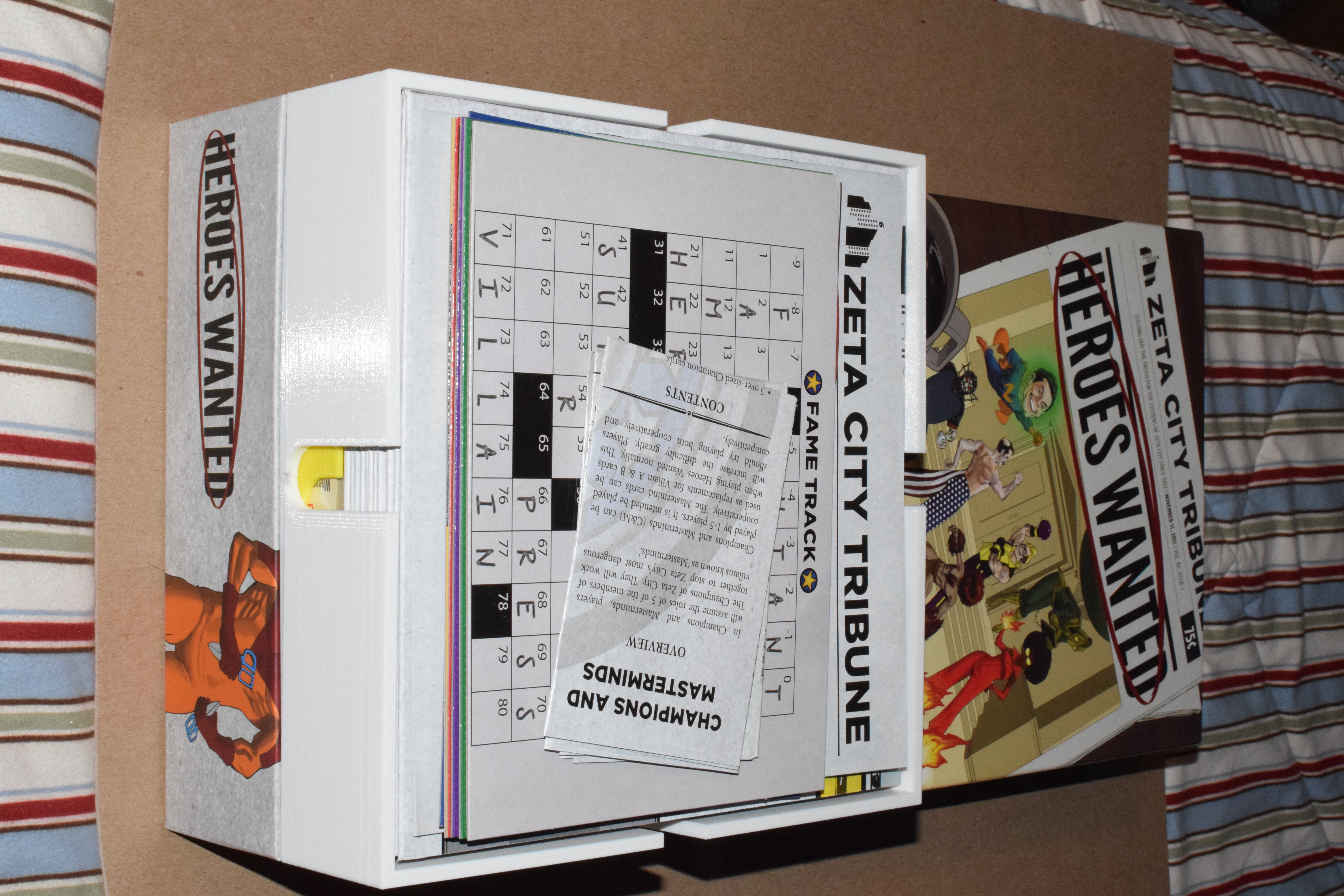 Heroes Wanted Game Insert
