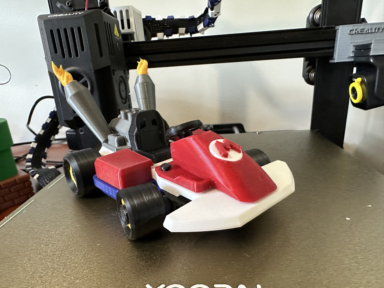 M for the Super Mario Kart