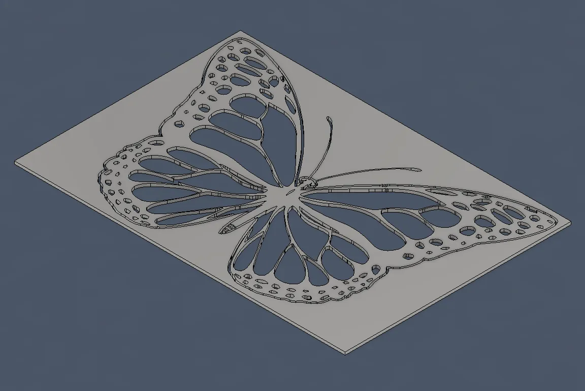 Butterfly Stencils by jattie | Download free STL model | Printables.com