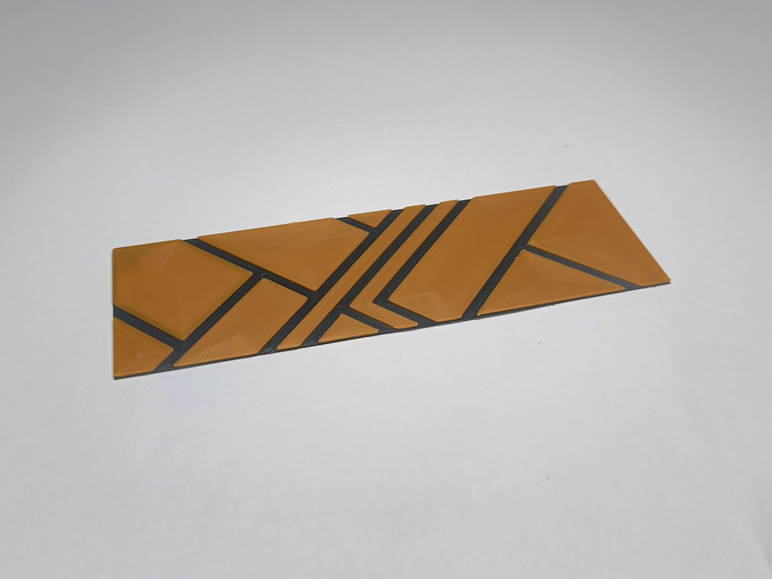 Geometric Two-Colour Bookmark