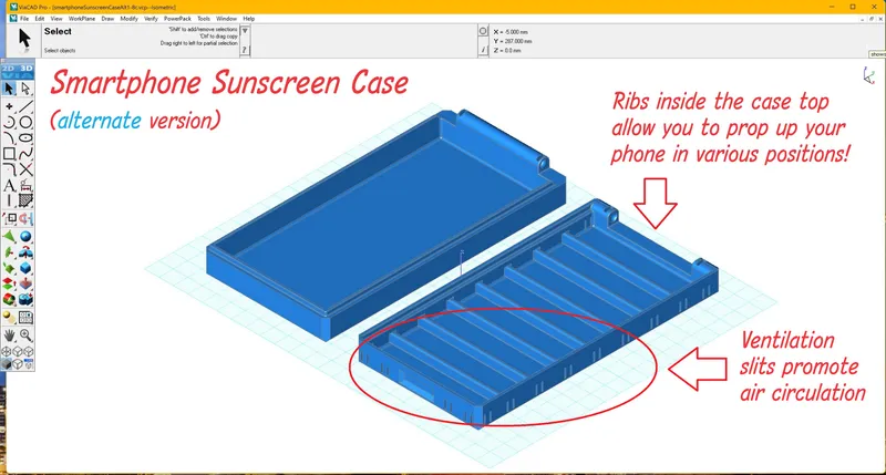 Smartphone Sunscreen Case by Phil Caruso | Download free STL model ...