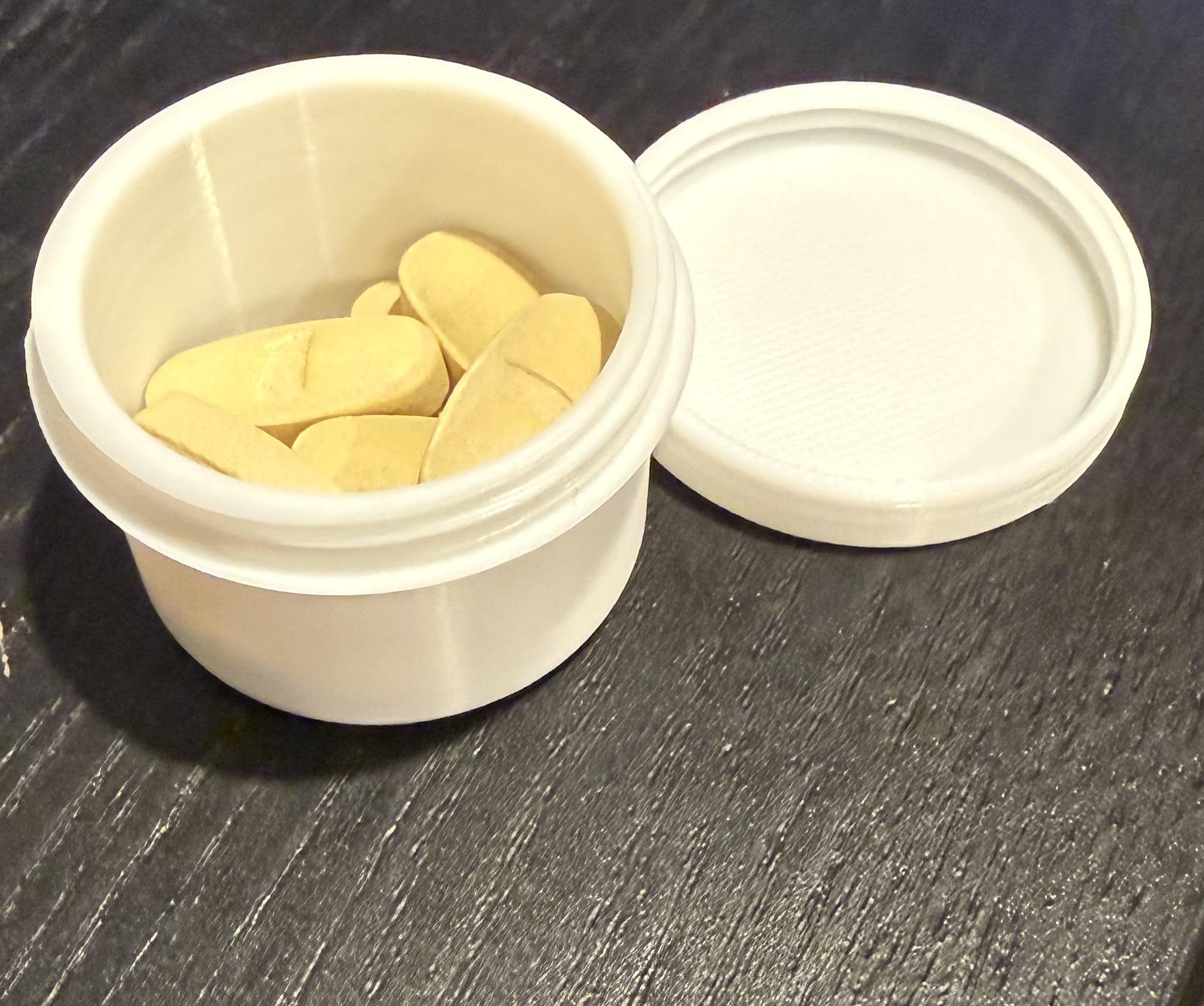 Small Threaded Jar