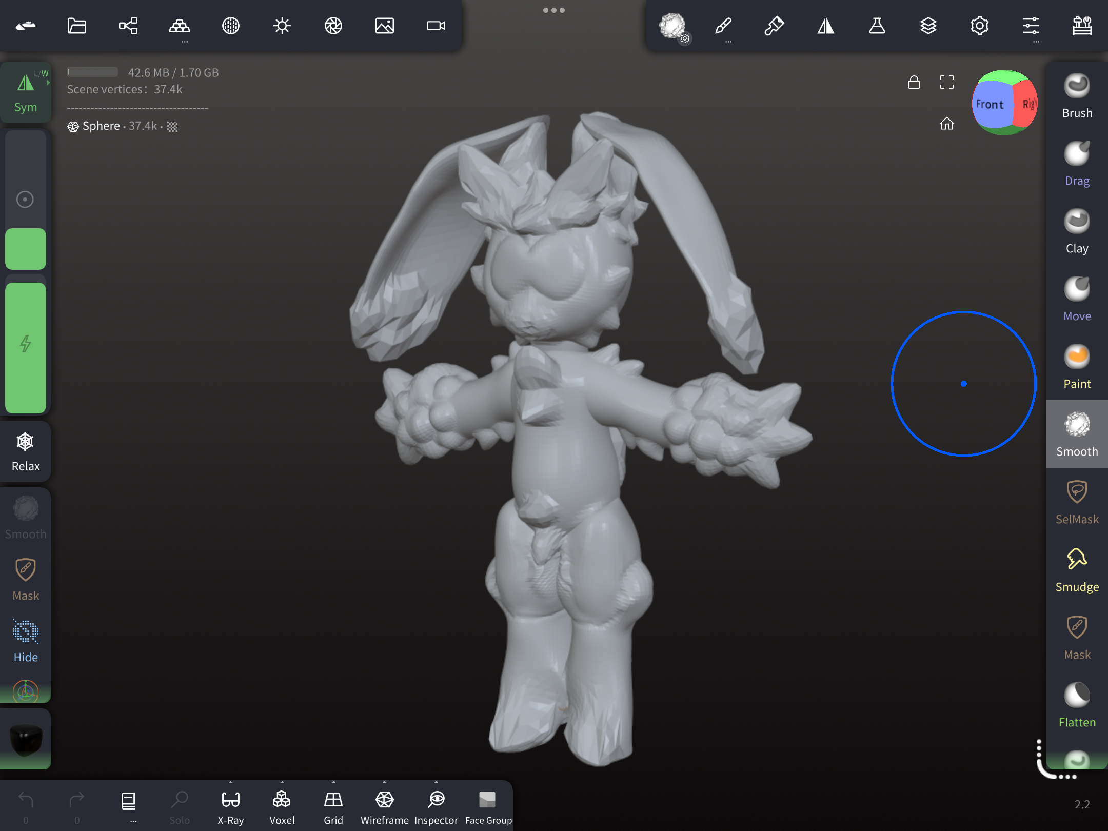 stylized lopunny figure