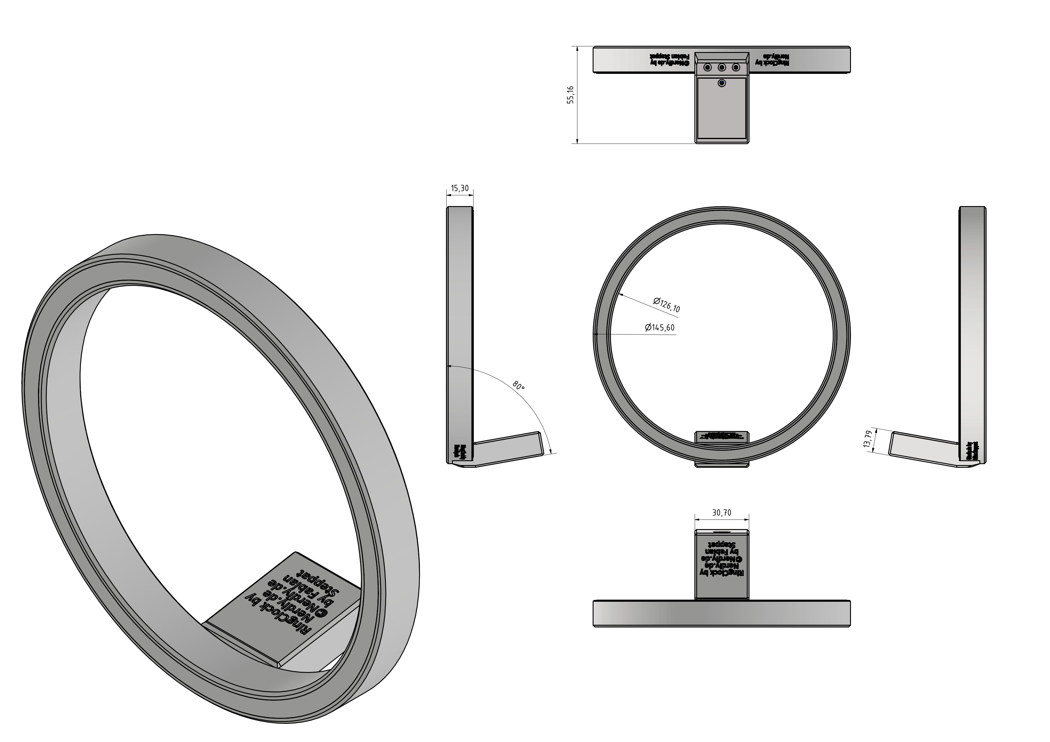 RingClock by Nerdiy.de — miniatura 6