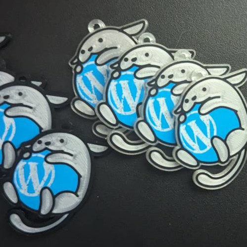 Wapuu earring or keyring - single layer MMU