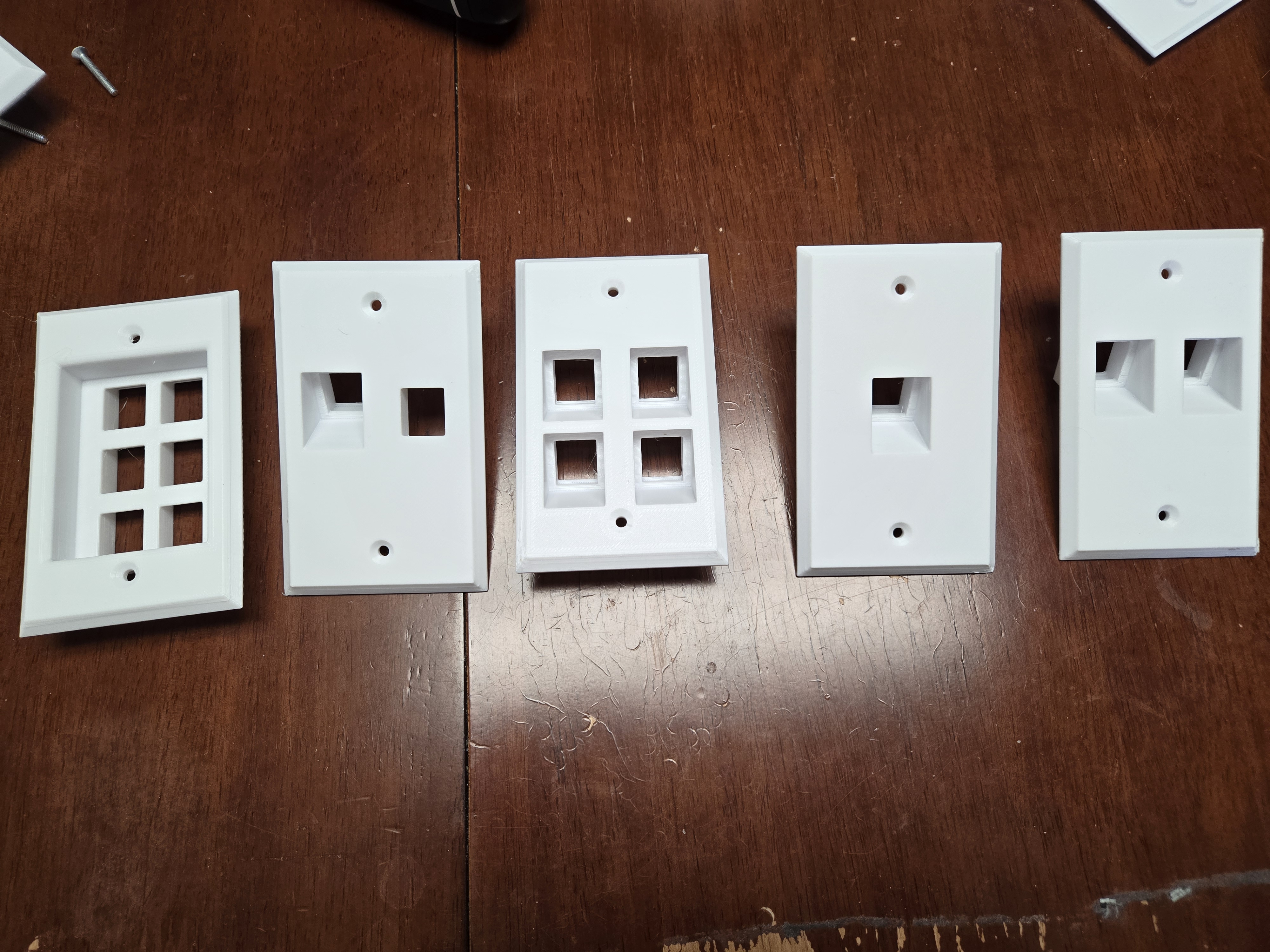 RJ45 Angled/Recessed Wall Plates