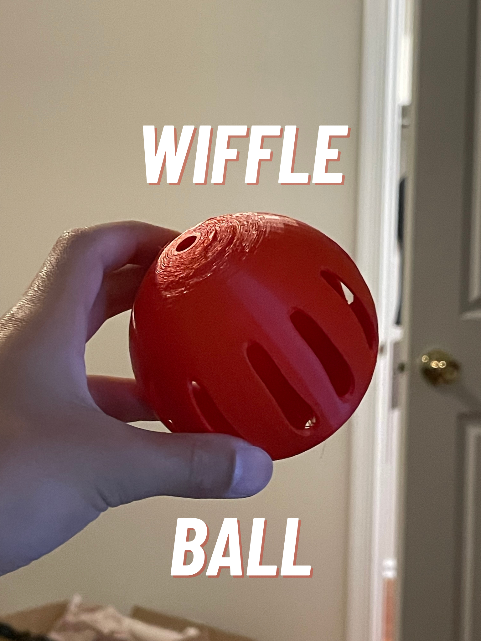 Wiffle Ball type ball