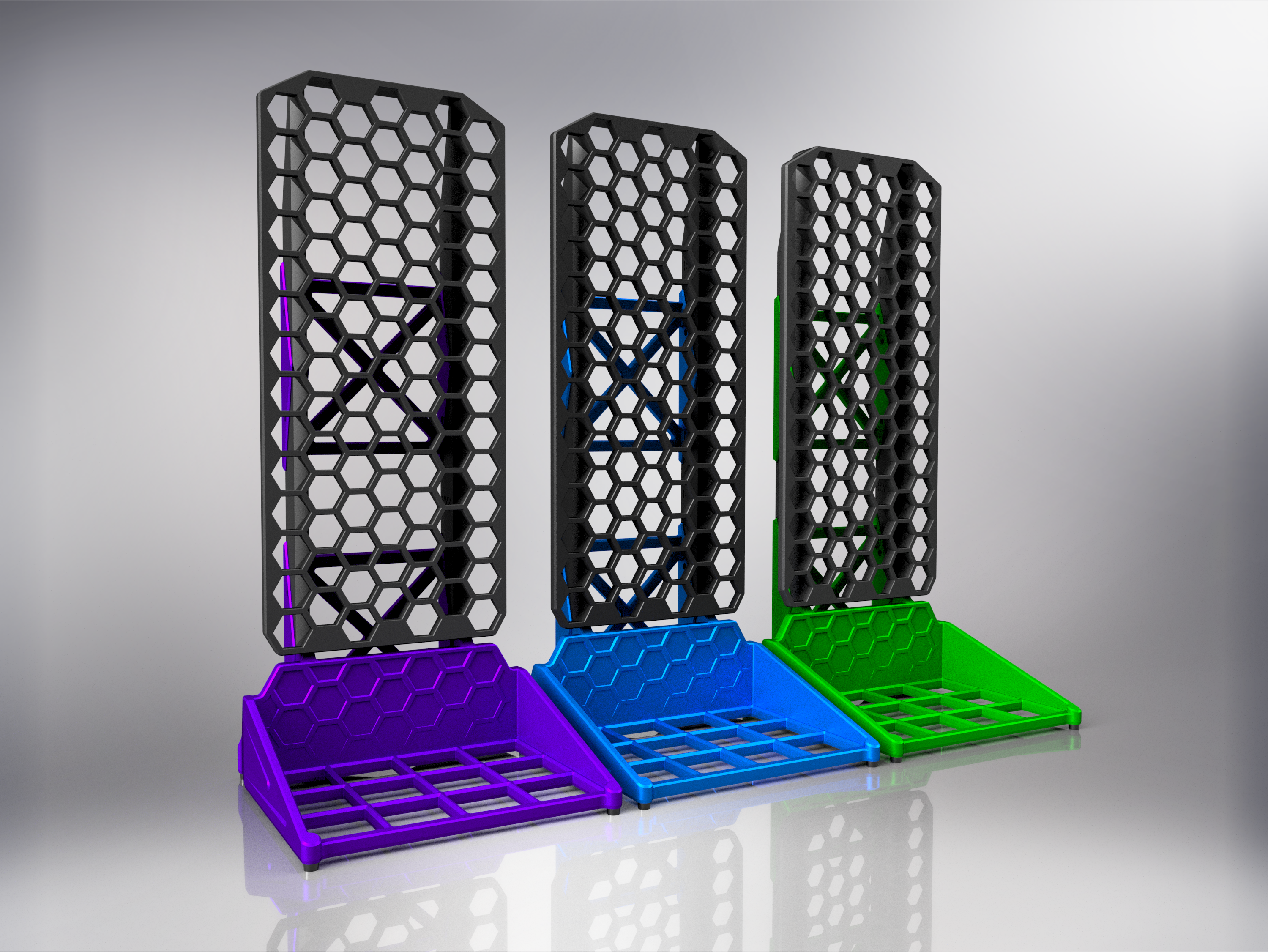 KYZ HSW x Gridfinity Organiser - Mini - Fully Printable 3D model thumbnail