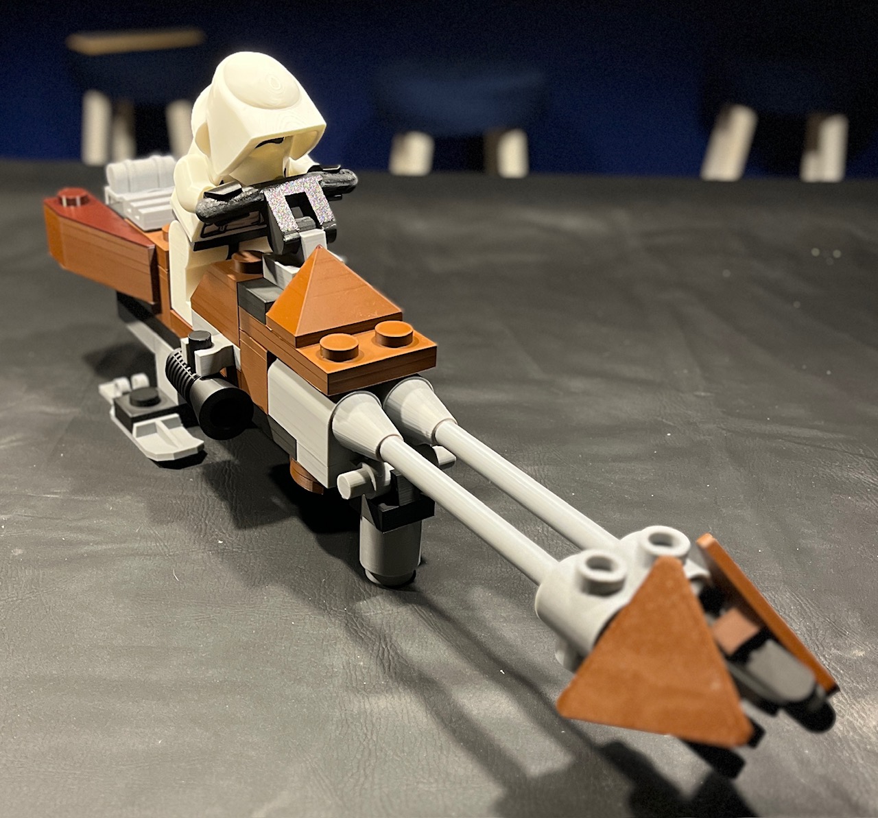 Mega-sized Lego-like Speeder Bike and Scout Trooper (5:1 scale) by ...