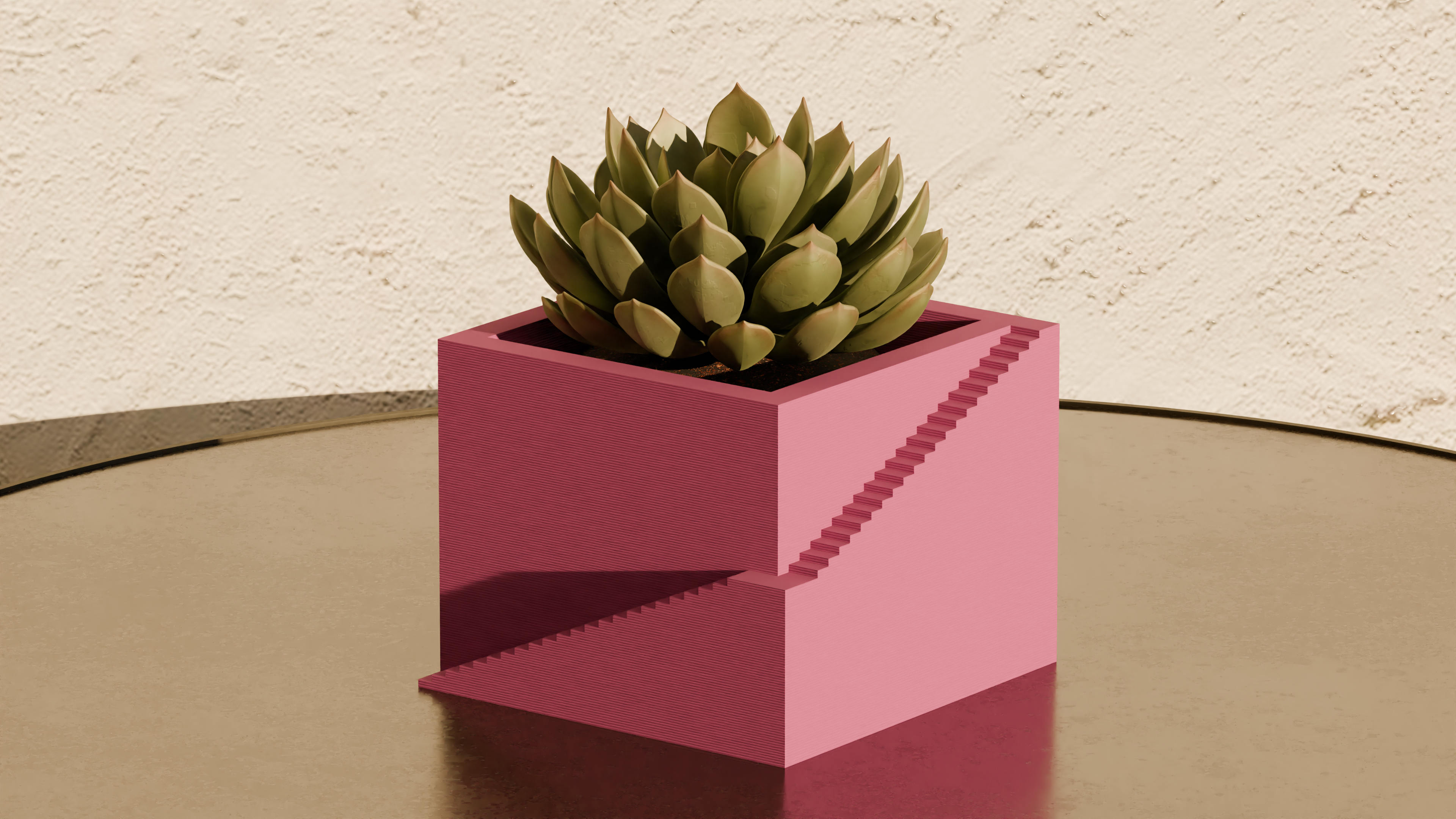 Side Ladder Pot Plant - Home Decoration