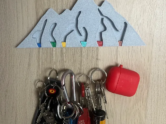Crack Key holder (with custome nuts)