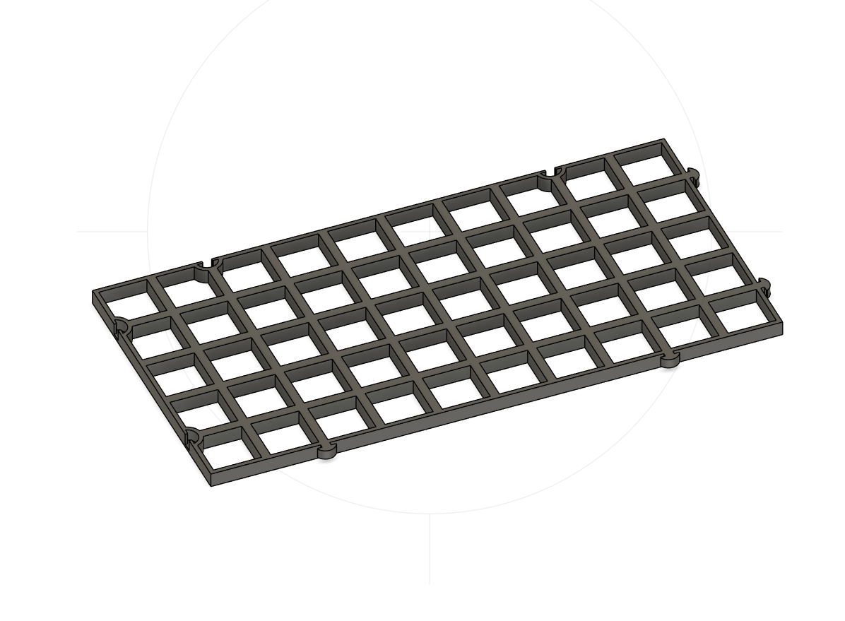 Miniatura 5 do modelo 3D Modular coral egg crate