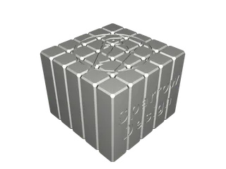 Parametric Sectioned Cube by Dror Yogev | Download free STL model ...
