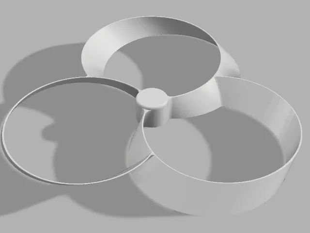 Squeeze Toroidal Fan printable with A1 Mini
