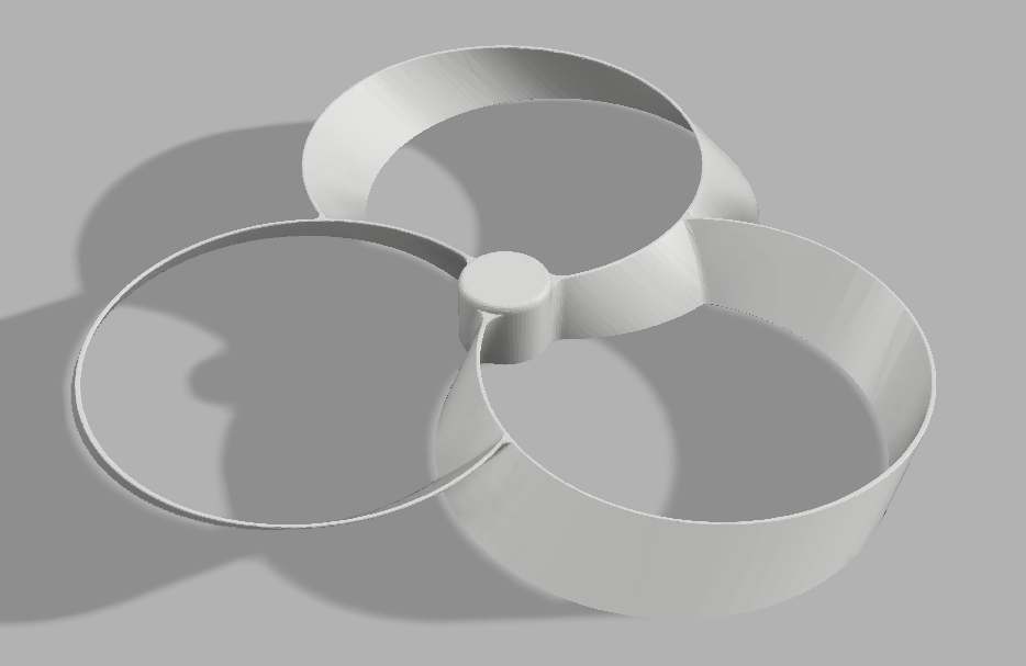 Squeeze Toroidal Fan printable with A1 Mini
