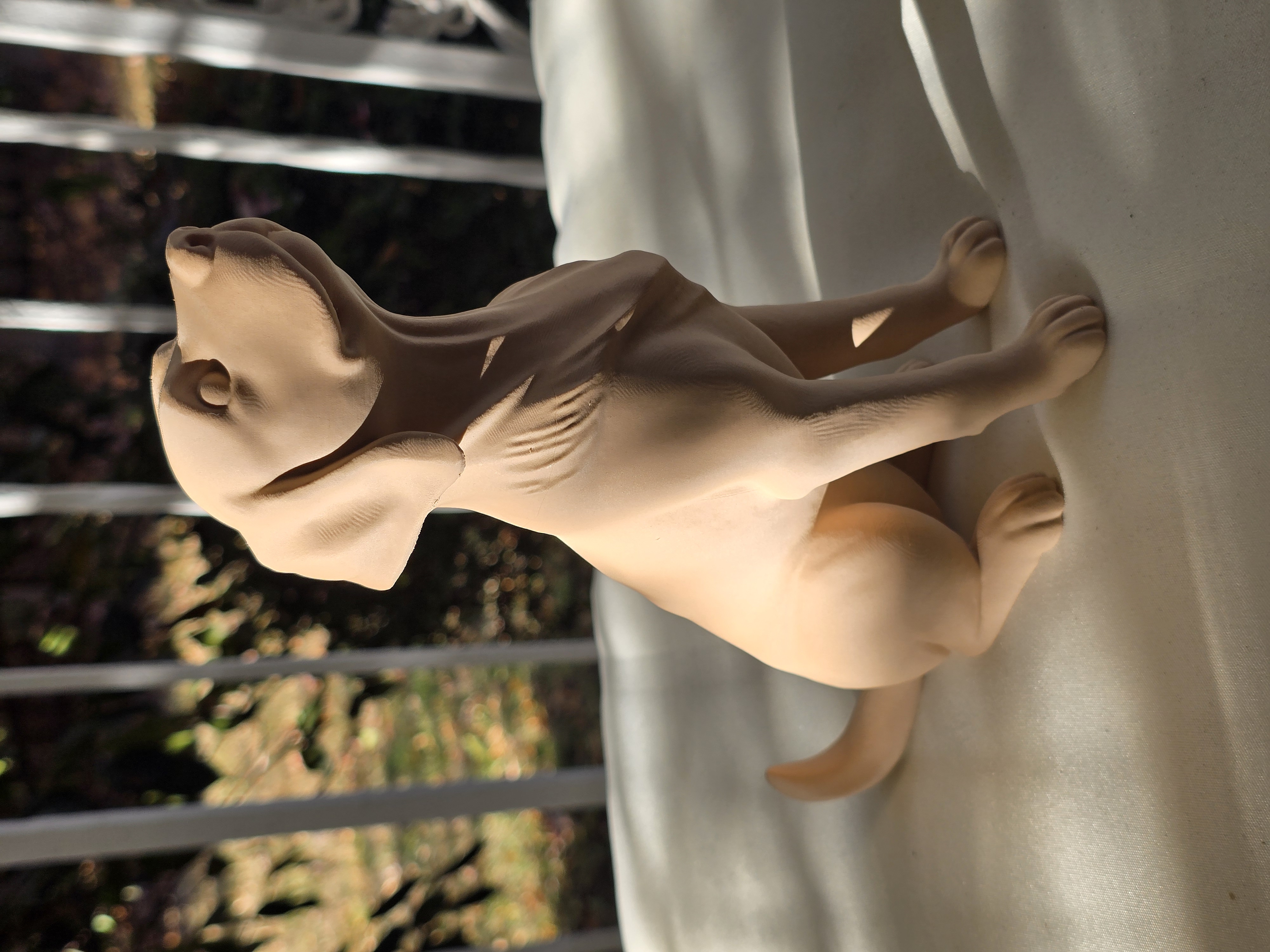 Reimagined Art: Golden Retriever Puppy