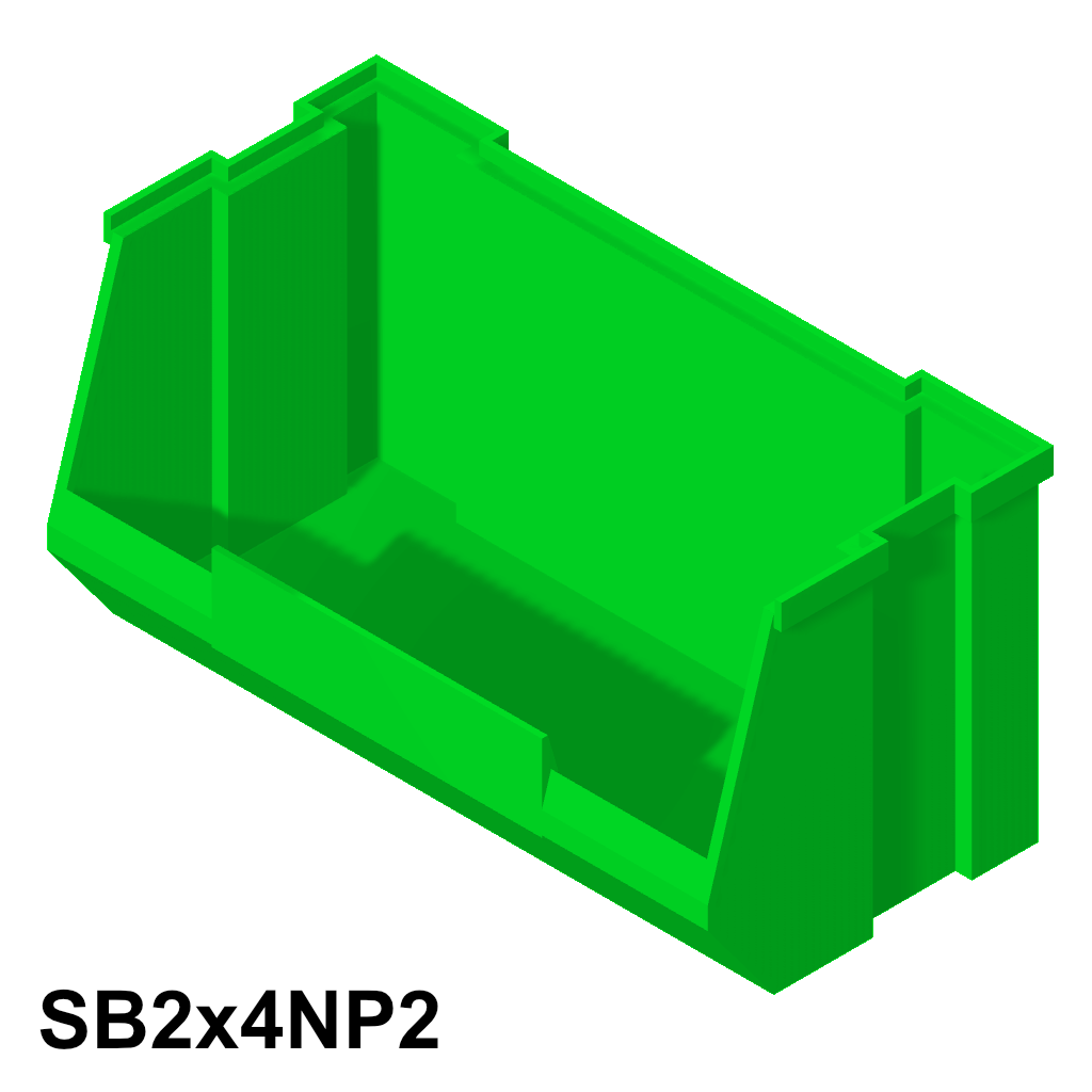 Stack 2 Box Stackable Boxes (2 Inch / 50mm Depth) by TigerTone | Download free STL ...